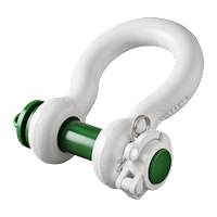 P-5365 Green Pin Locking Clamp ROV Shackles Product Render 3